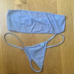 Malibu Strings super sexy sheer when wet bikini